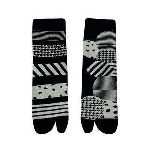 人字拖袜子女中筒袜外穿潮ins春秋款网红款分趾袜二指不对称袜子