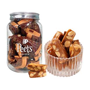 Peets皮爷太妃糖罐海盐焦糖咖啡扁桃仁伯爵糖果单独包装休闲零食