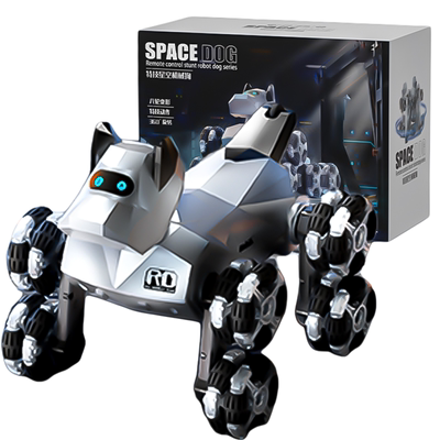新升级语音控制八轮特技机械狗