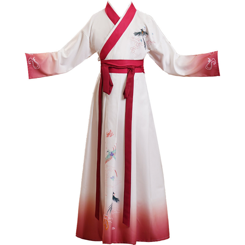 儿童古装汉服男女童国学演出服中小学生开笔礼幼儿三字经朗诵服装