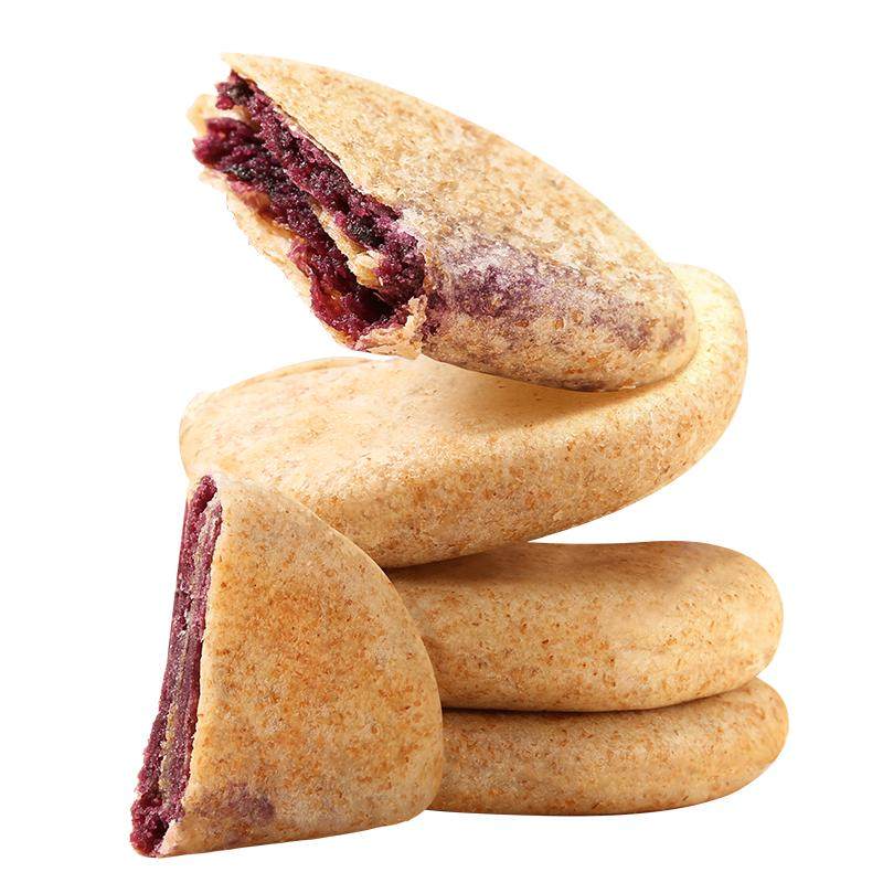 孕小饱孕妇零食全麦紫薯芋泥饼