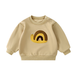 女童卫衣2026新款宝宝春季上衣春款婴幼儿衣服洋气打底衫长袖时髦