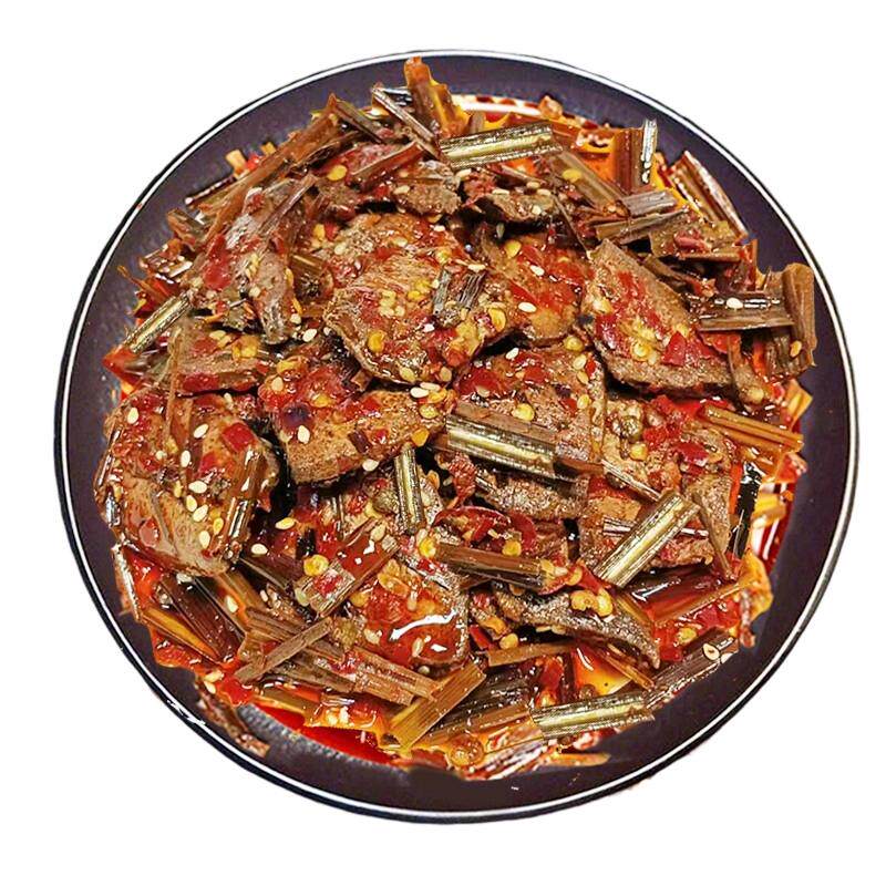 （新品）茅草香肝特色麻辣味美食