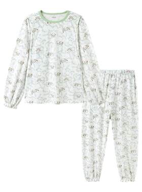 巴拉巴拉月子服孕妇睡衣待产哺乳服可调节款夏装全棉亲肤舒适纯棉