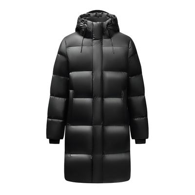 鸭鸭巨好看中长款女士保暖羽绒服