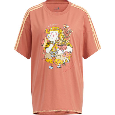 阿迪达斯女士运动休闲T恤