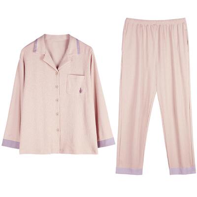 睡衣女士春秋款纯棉长袖家居服