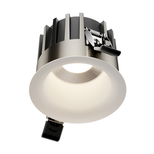 初识照明 乳胶漆同色无边框隐形嵌入式筒灯客厅家用射灯无主灯