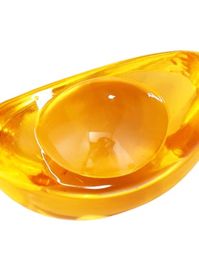 黄水晶元宝摆件大号招财聚财