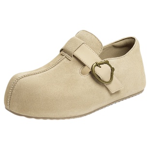 红蜻蜓明星同款卡皮巴拉勃肯鞋女2025秋冬新款女鞋增高时尚休闲鞋