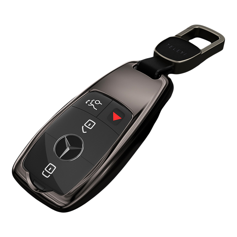 专用奔驰AMG钥匙套C63/GLE53/GT50/E53/GLC43汽车保护包G63金属扣