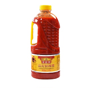 金富河辣酱1.1kg/桶蒜泥狠辣酱饺子沾酱甜面酱烧烤酱酒店厨房用酱