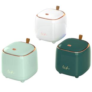 桌面垃圾桶按压式客厅轻奢杂物桶车载家用办公桌餐厅收纳筒垃圾篓