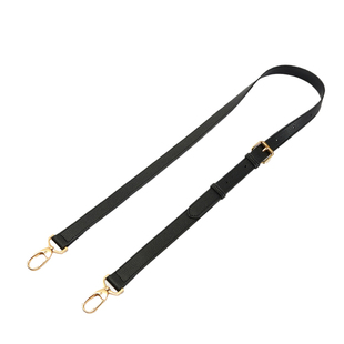 斜挎包带肩带真皮黑色荔枝纹可调节十字纹加长替换带单买背包带子