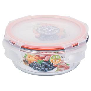 茶花晶格玻璃饭盒保温便当学生带盖餐盒密封可微波炉加热专用保鲜