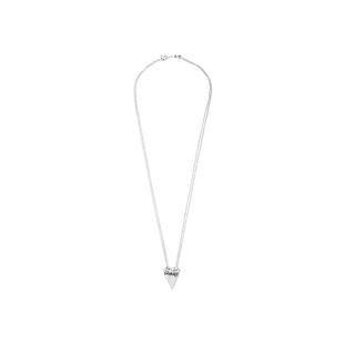 USITE不规则爱心长款叠戴项链女小众设计感个性字母情侣款毛衣链