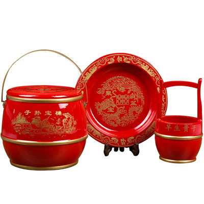 【实木子孙桶】结婚陪嫁