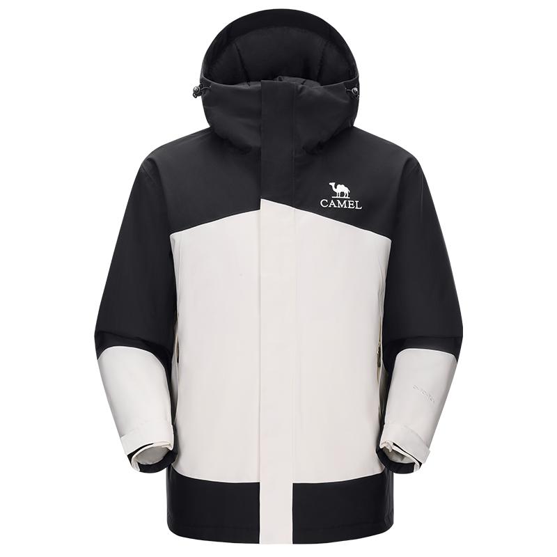 骆驼男装AK80硬壳防水棉服棉袄保暖秋冬防风加厚户外防泼水短外套