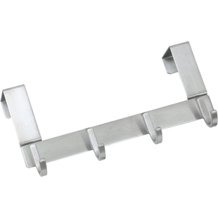 304不锈钢门后挂钩门上挂衣架衣服挂架挂衣钩门背后置物架免打孔