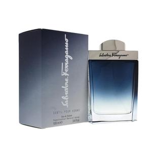 美国直邮SalvatoreFerragamo菲拉格慕蓝色男士香水100ml正品