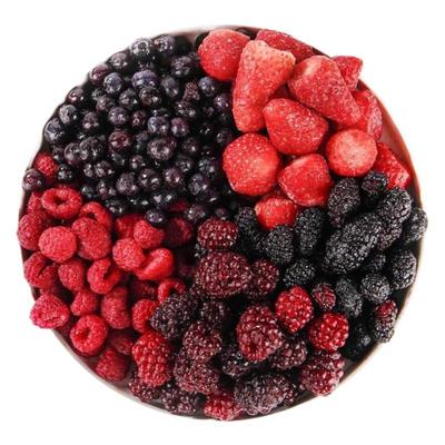 【顺丰包邮】冰冻混合莓果蓝莓蔓越莓水果冷冻红树莓轻食轻卡浆果