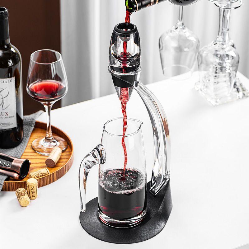 欧式快速醒酒器红酒杯套装创意高脚杯6只装酒吧KTV专用酒具分酒壶