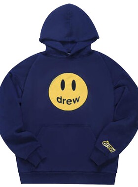 drewhouse笑脸图案休闲连帽卫衣
