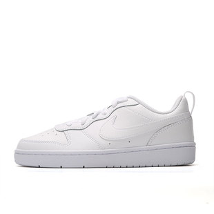 Nike/耐克正品COURT BOROUGH LOW 2女子GS大童板鞋BQ5448-100