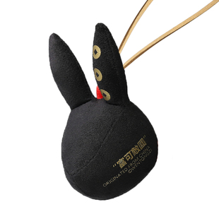 问童子 兔首挂偶家财万贯 书包挂件小公仔玩偶钥匙扣创意吊饰