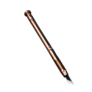 前羽 黄铜笔刀 雕刻刀 镂空刀 裁皮刀 削薄刀 进口粉末钢CPM 3V