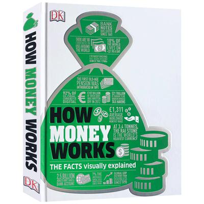 DK 财富金钱百科 英文原版 How Money Works: The Facts Visually Explained 金融经济理财 知识图解科普读物精装进口英语书