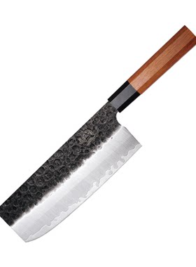三本盛日本进口菜刀家用厨房切菜切肉刀女士专用手工锻打切片刀小