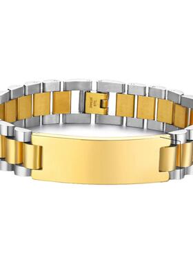 泰爱你时尚简约弯牌手链