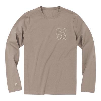 布先生长袖T恤男款字母印花