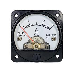 SO45-AV交流电流表电压表AC3A/5A/10A/15A/20A/30A/300V/500V指针