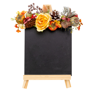 阿楹 家用台面立式粉笔小黑板摆摊留言广告牌咖啡店铺菜单展示架