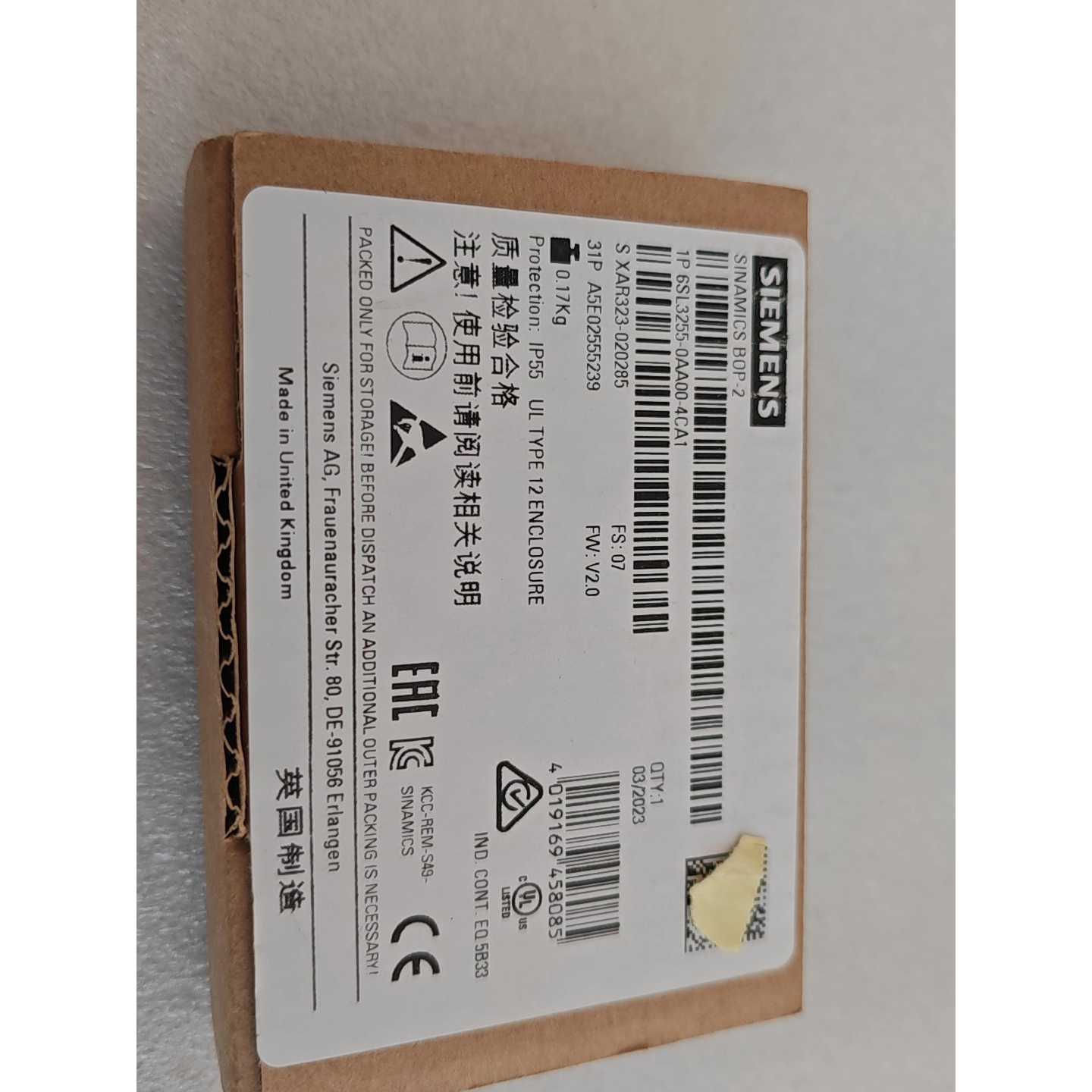 议价西门zi控制面板6SL32550AA004CA1