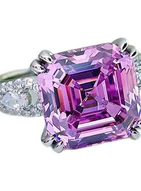 奢华豪镶阿斯切宝塔黄钻戒指