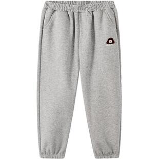 MQD男大童秋季新品运动休闲跑步篮球针织裤