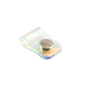 PVC透明镭射绕线器数据线耳机线理线器个性束线带纽扣整理集线扣