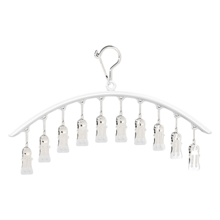 弧形袜子晾晒袜子夹阳台晾内衣晾内裤晾衣神器多个夹子多功能衣架