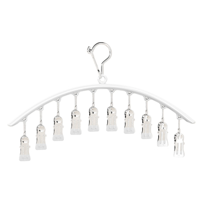 夹力超强无痕多功能弧形夹子衣架