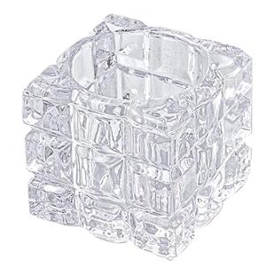 面膜勺子固定器面霜挖取勺柜桌面玻璃镜化妆护肤眼霜挑棒刷收纳盒