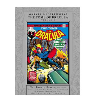 【预售】【Marvel】漫威大师作品德古拉之墓卷4英文漫画精装进口原版书MARVEL MASTERWORKS: THE TOMB OF DRACULA VOL. 4 WOLFMA