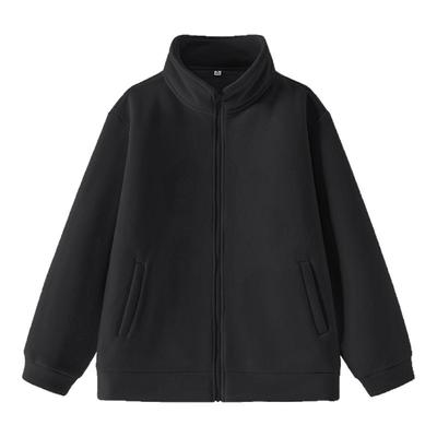 NOW真维斯摇粒绒外套女冬季2025新款立领修身内胆小香风加绒上衣