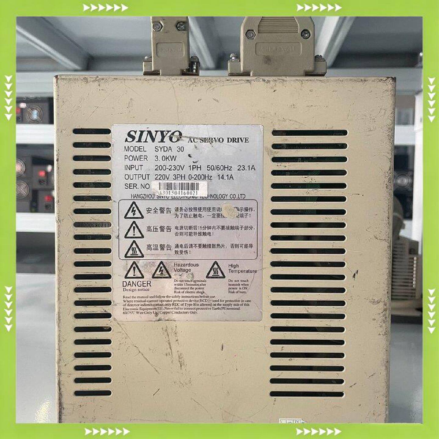 【问价】SINYO AC伺服驱动器，型号SYDA 30，功能正常，成适用