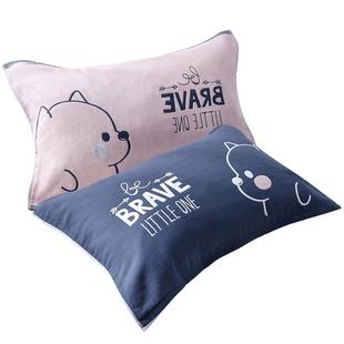 毛毛雨枕巾纯棉100全棉一对轻奢高级感棉枕巾2025新款枕头巾纱布