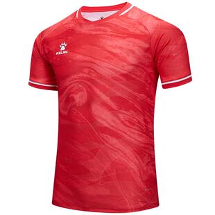 KELME卡尔美短袖训练服男夏季新款足球跑步上衣透气圆领运动T恤