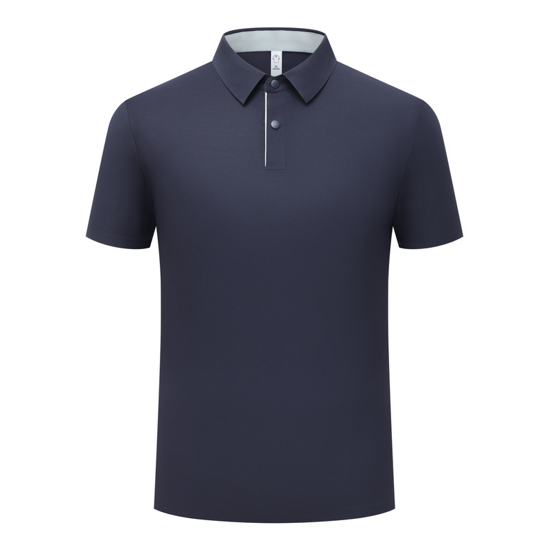 高端锦纶氨纶无痕冰丝POLO衫定制印logo短袖工作服文化衫速干T恤