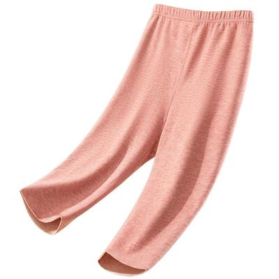 德绒发热无痕防走光三分打底裤女